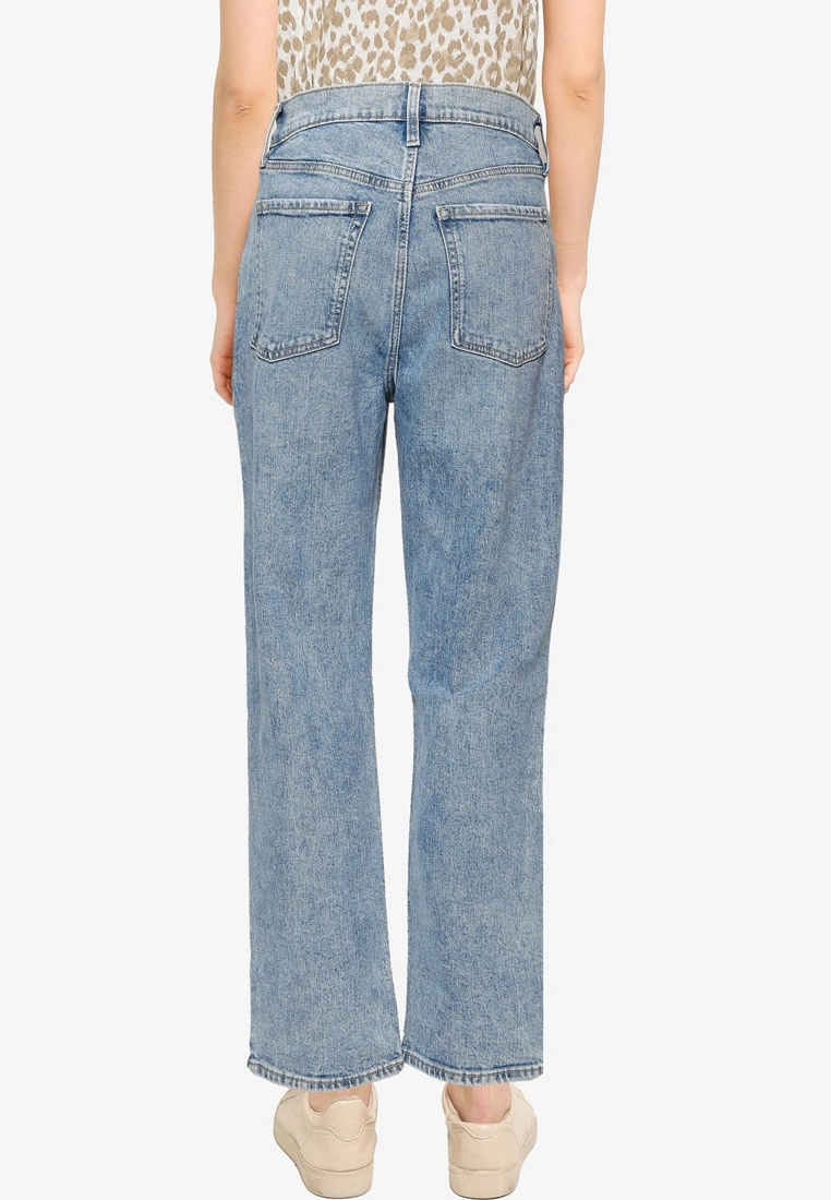 Old Navy Sky High Light Wash Mom Jeans 4 Old Navy Sky High Light Wash Mom Jeans - Billede 2