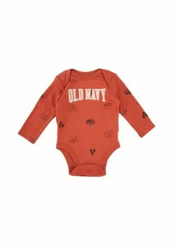Old Navy Baby Logo Graphic Long Sleeves Bodysuit