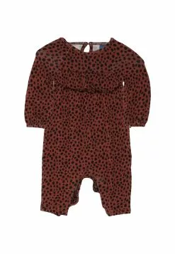 Old Navy Baby Cozy Long Sleeves Ruffle-Trim Romper