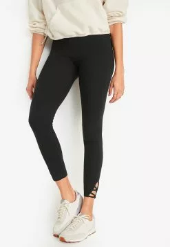 Old Navy Hi Rise Ankle Criss Cross Leggings