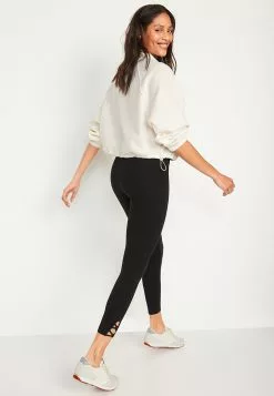 Old Navy Hi Rise Ankle Criss Cross Leggings -Cykler Salgsbutik old navy 3277 9593595 3