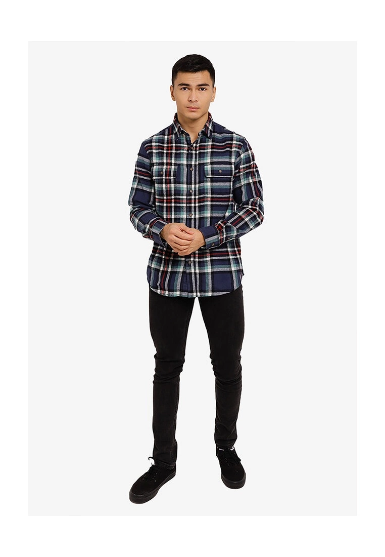 Old Navy Plaid Flannel Shirt 6 Old Navy Plaid Flannel Shirt - Billede 4