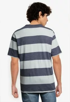 Old Navy Vintage Rugby-Stripes Pocket T-Shirt -Cykler Salgsbutik old navy 3403 3740206 2