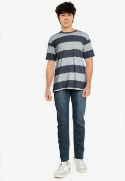 Old Navy Vintage Rugby-Stripes Pocket T-Shirt -Cykler Salgsbutik old navy 3404 3740206 4