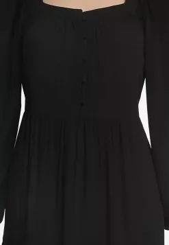 Old Navy Long-Sleeves Button-Down Tiered Midi Swing Dress -Cykler Salgsbutik old navy 3418 3781106 3