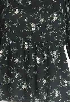 Old Navy Puff-Sleeves Smocked Floral-Print Swing Blouse -Cykler Salgsbutik old navy 3470 4971106 3