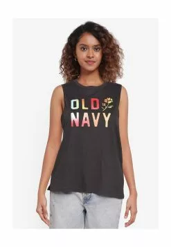 Old Navy Sleeveless Logo Graphic Tank Top