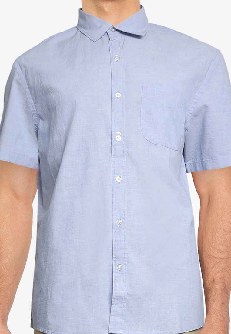 Old Navy Texture Poplin Shirt 5 Old Navy Texture Poplin Shirt - Billede 3