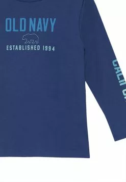 Old Navy Long Sleeves Logo Graphic Tee -Cykler Salgsbutik old navy 3765 0065795 3
