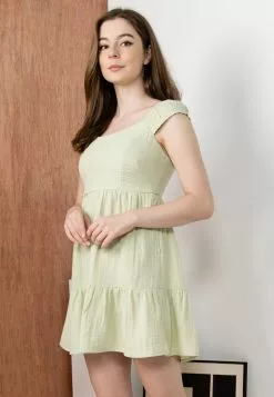 Old Navy Puff-Sleeve Smocked Mini Dress -Cykler Salgsbutik old navy 3776 7175626 5