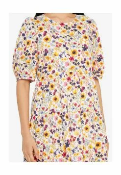 Old Navy Puff Sleeve Crew Neck Tiered Midi Dress -Cykler Salgsbutik old navy 3810 0485706 3