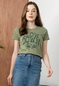 Old Navy EveryWear Slub-Knit Graphic T-Shirt -Cykler Salgsbutik old navy 3916 4995626 5