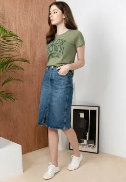 Old Navy EveryWear Slub-Knit Graphic T-Shirt -Cykler Salgsbutik old navy 3924 4995626 8