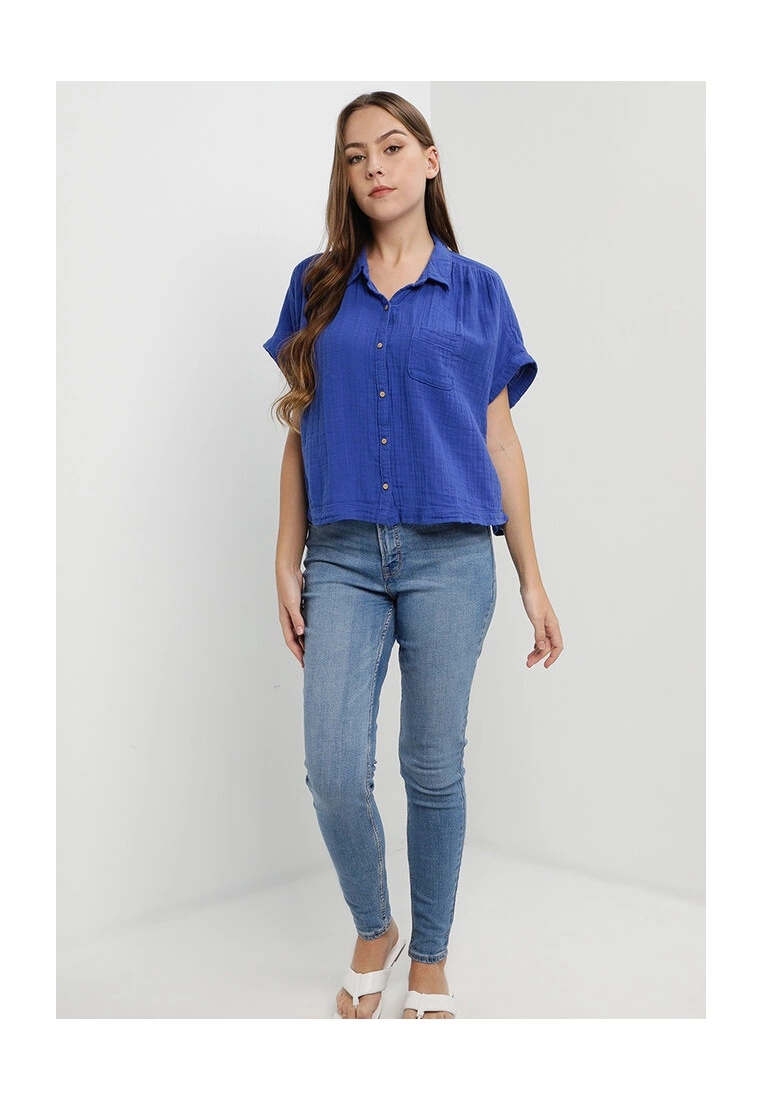 Old Navy Short-Sleeve Loose Shirt 6 Old Navy Short-Sleeve Loose Shirt - Billede 4