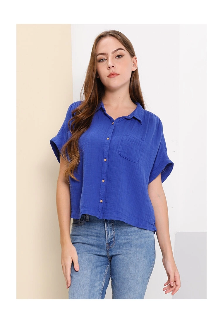 Old Navy Short-Sleeve Loose Shirt 7 Old Navy Short-Sleeve Loose Shirt - Billede 5