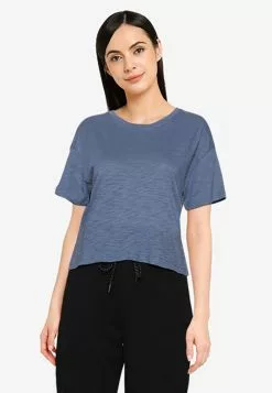 Old Navy Ss Crop Crew Tee Slub