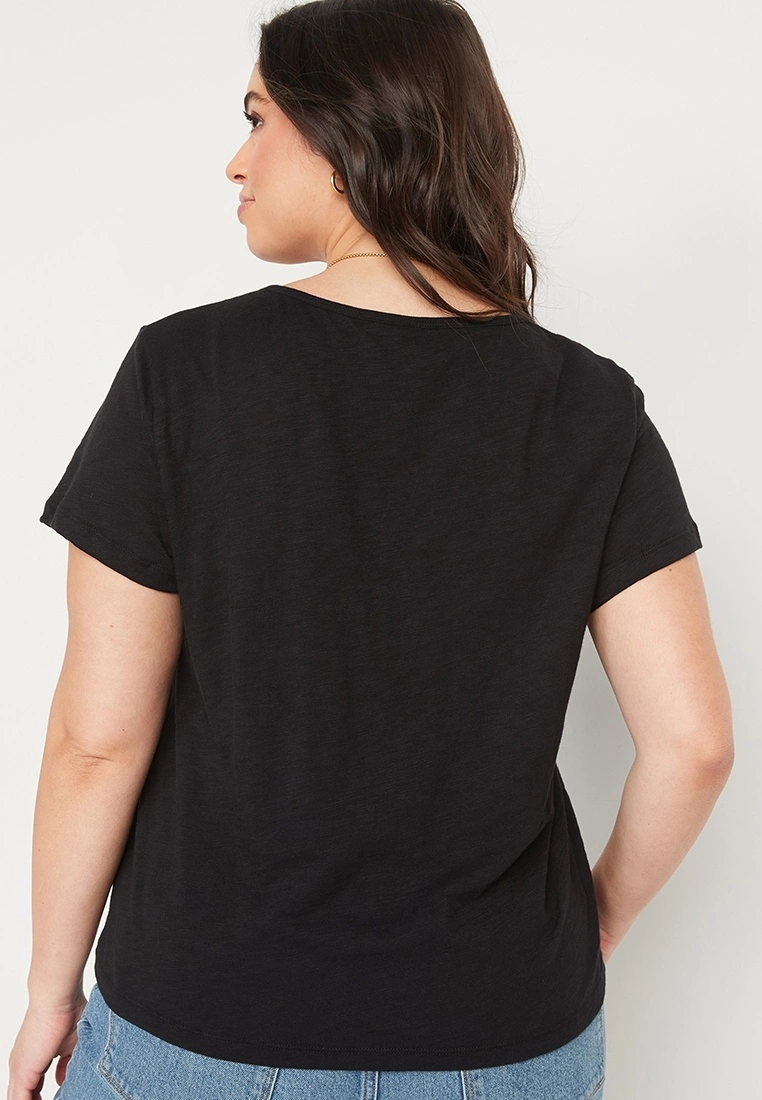 Old Navy Short Sleeves High Hip Henley Top 7 Old Navy Short Sleeves High Hip Henley Top - Billede 5