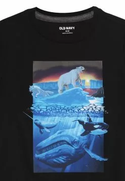 Old Navy Crew-Neck Graphic T-Shirt -Cykler Salgsbutik old navy 4099 4132936 3