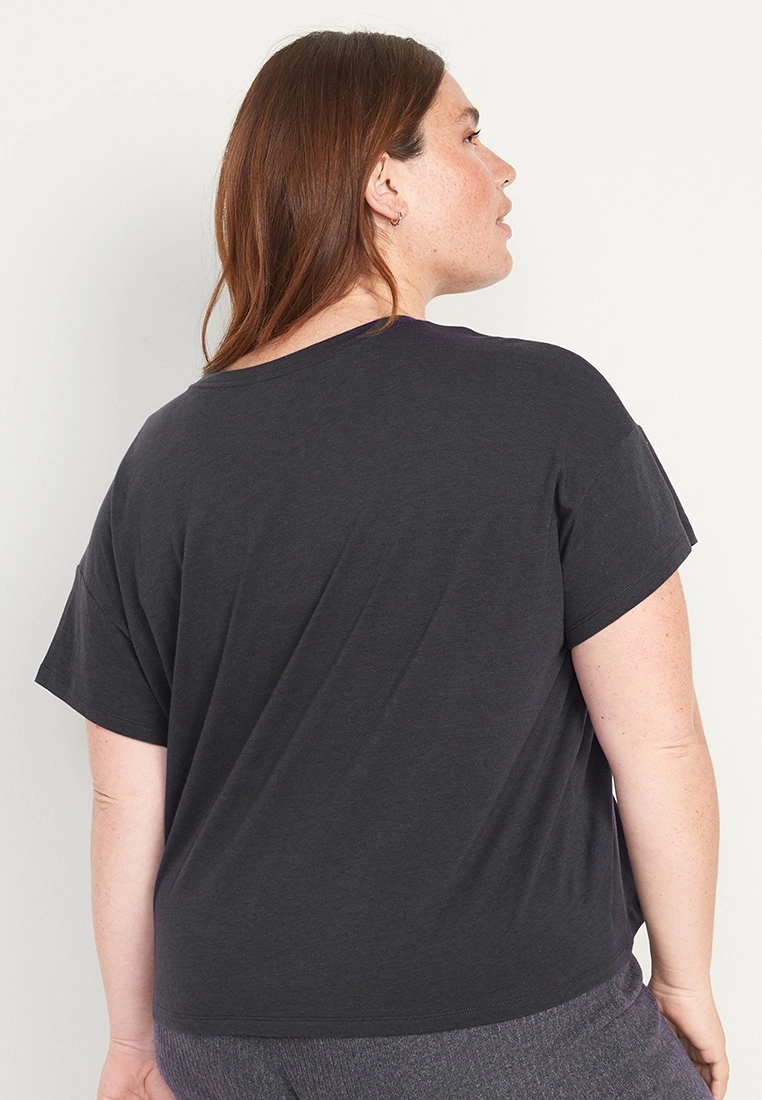 Old Navy Sunday Sleep Cropped Lounge T-Shirt 9 Old Navy Sunday Sleep Cropped Lounge T-Shirt - Billede 7