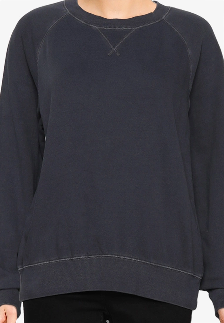 Old Navy Easy Vintage Crew Sweater - Aqua 5 Old Navy Easy Vintage Crew Sweater - Aqua - Billede 3