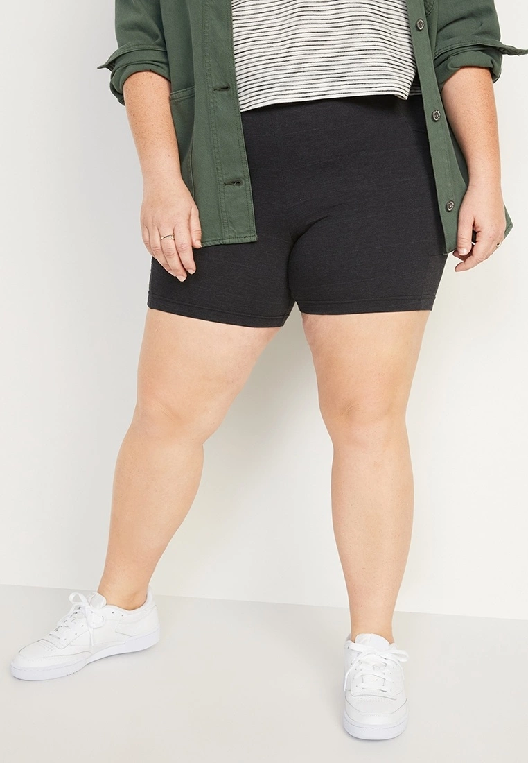 Old Navy High-Waisted Slub-Knit Biker Shorts 4 Old Navy High-Waisted Slub-Knit Biker Shorts - Billede 2