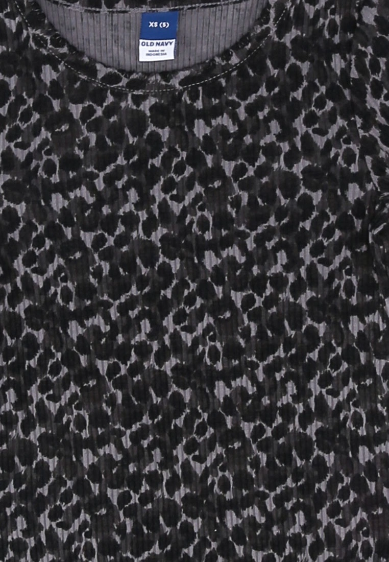 Old Navy Printed Rib-Knit Lettuce-Edge T-Shirt 5 Old Navy Printed Rib-Knit Lettuce-Edge T-Shirt - Billede 3