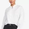 Old Navy Ruffle-Trimmed Pintucked Collarless Tuxedo Shirt -Cykler Salgsbutik old navy 4416 2339736 1