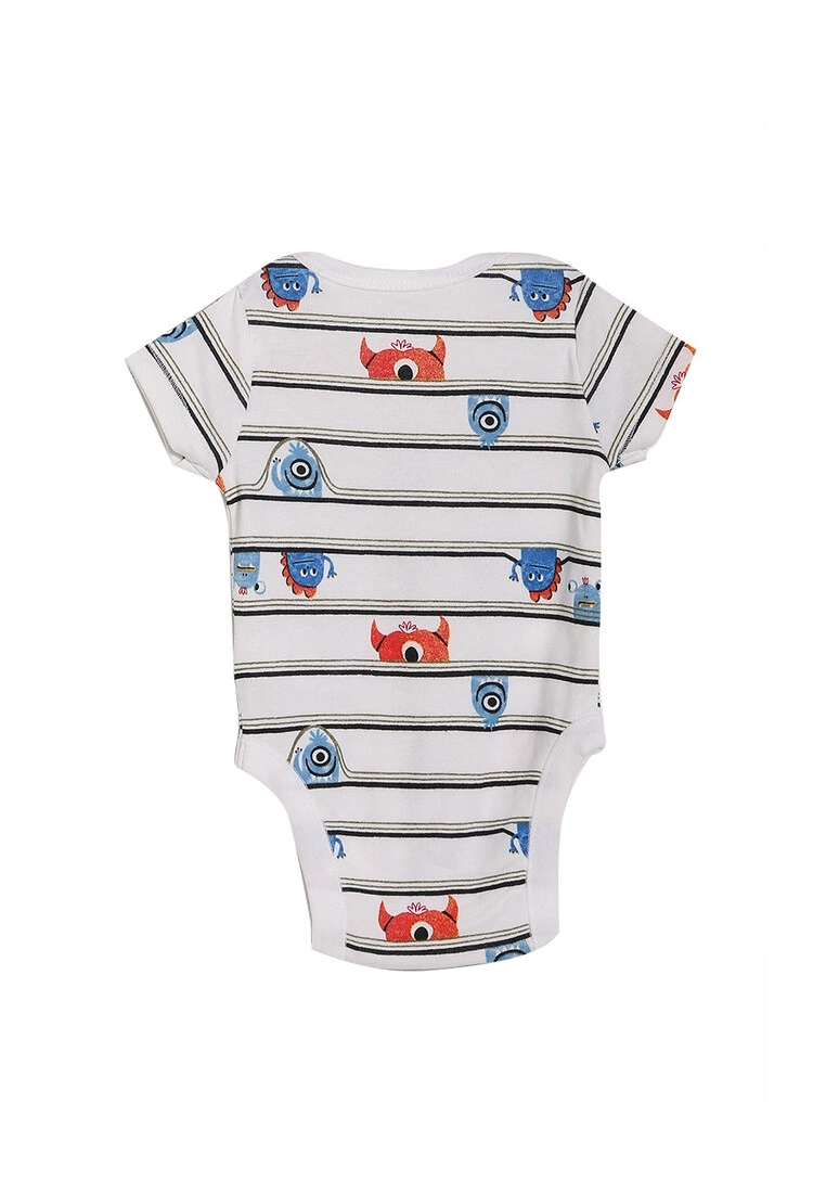 Old Navy Baby Printed Short-Sleeves Bodysuit 4 Old Navy Baby Printed Short-Sleeves Bodysuit - Billede 2