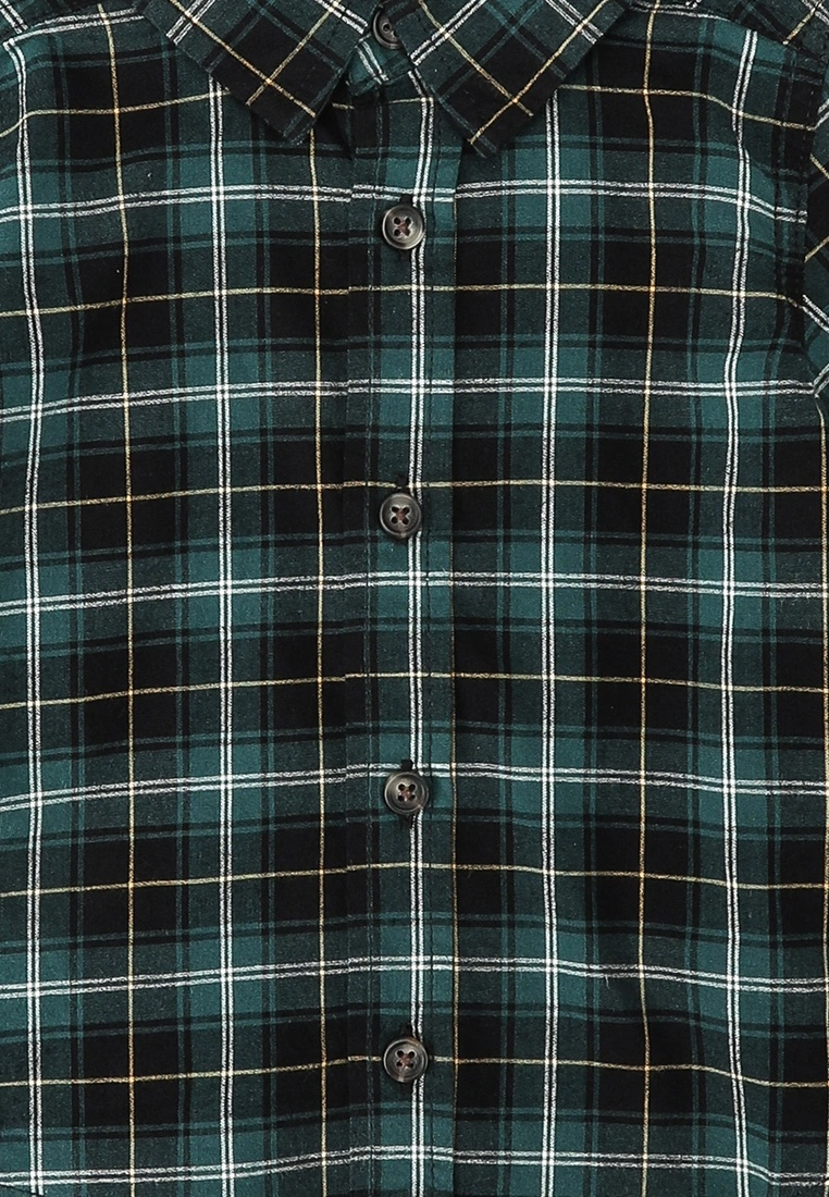 Old Navy Plaid Poplin Shirt 5 Old Navy Plaid Poplin Shirt - Billede 3