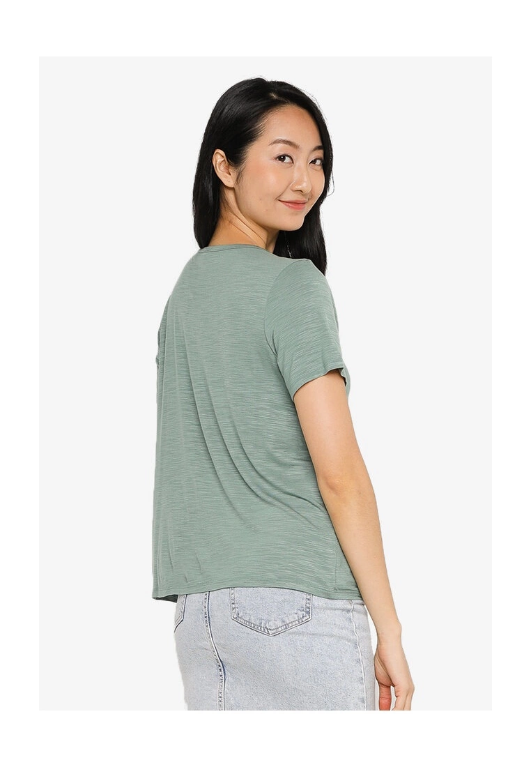 Old Navy Luxe Crew Slub Shirt 4 Old Navy Luxe Crew Slub Shirt - Billede 2