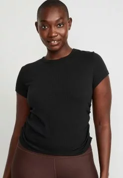 Old Navy UltraLite All-Day Open-Back Shirred Rib-Knit T-Shirt -Cykler Salgsbutik old navy 4638 5649736 4