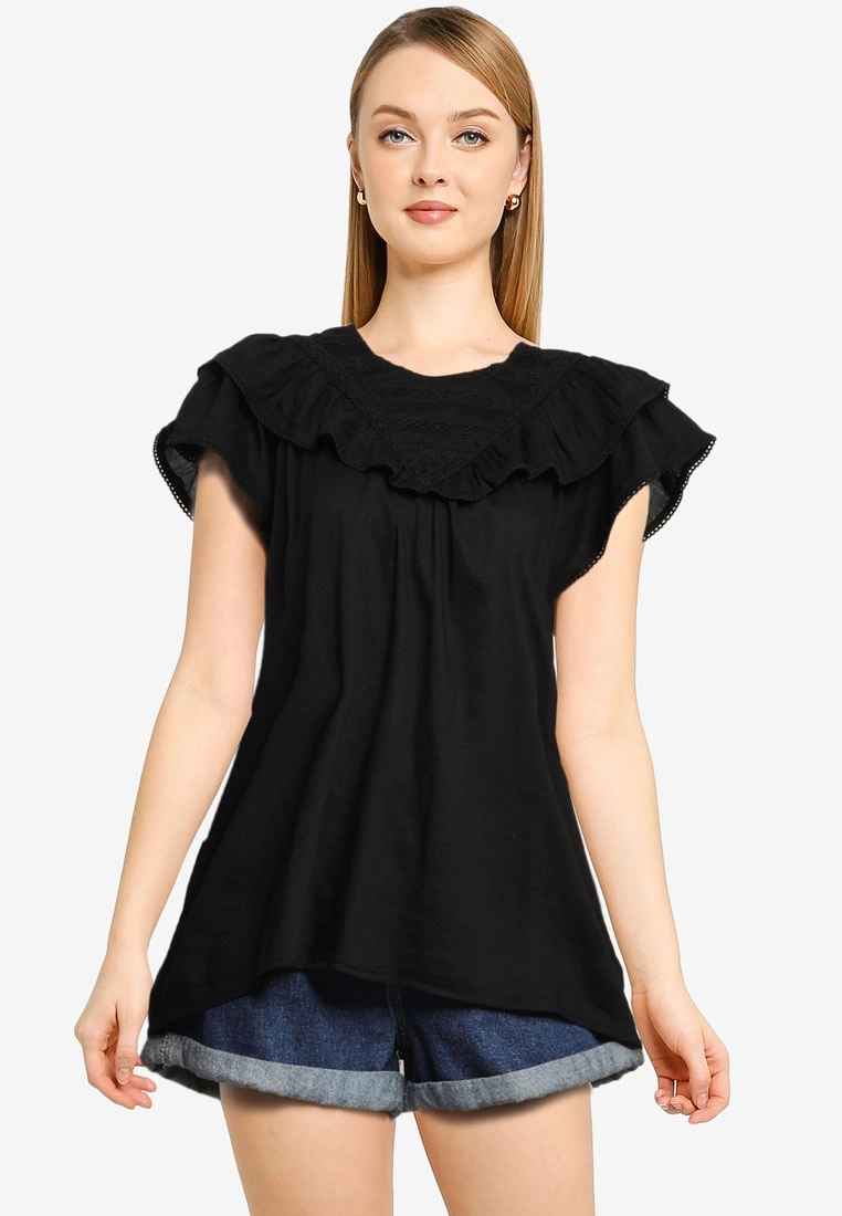 Old Navy Lace Ruffle Top 3 Old Navy Lace Ruffle Top