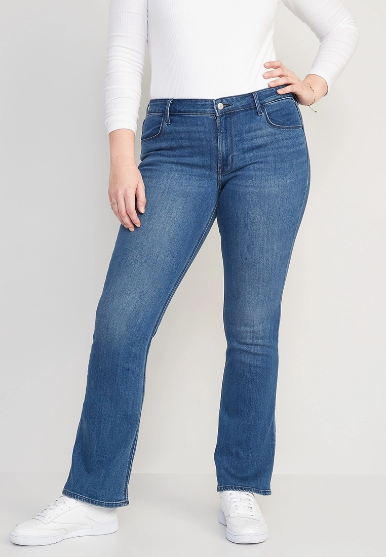 Old Navy Mid-Rise Medium-Wash Boot-Cut Jeans 5 Old Navy Mid-Rise Medium-Wash Boot-Cut Jeans - Billede 3