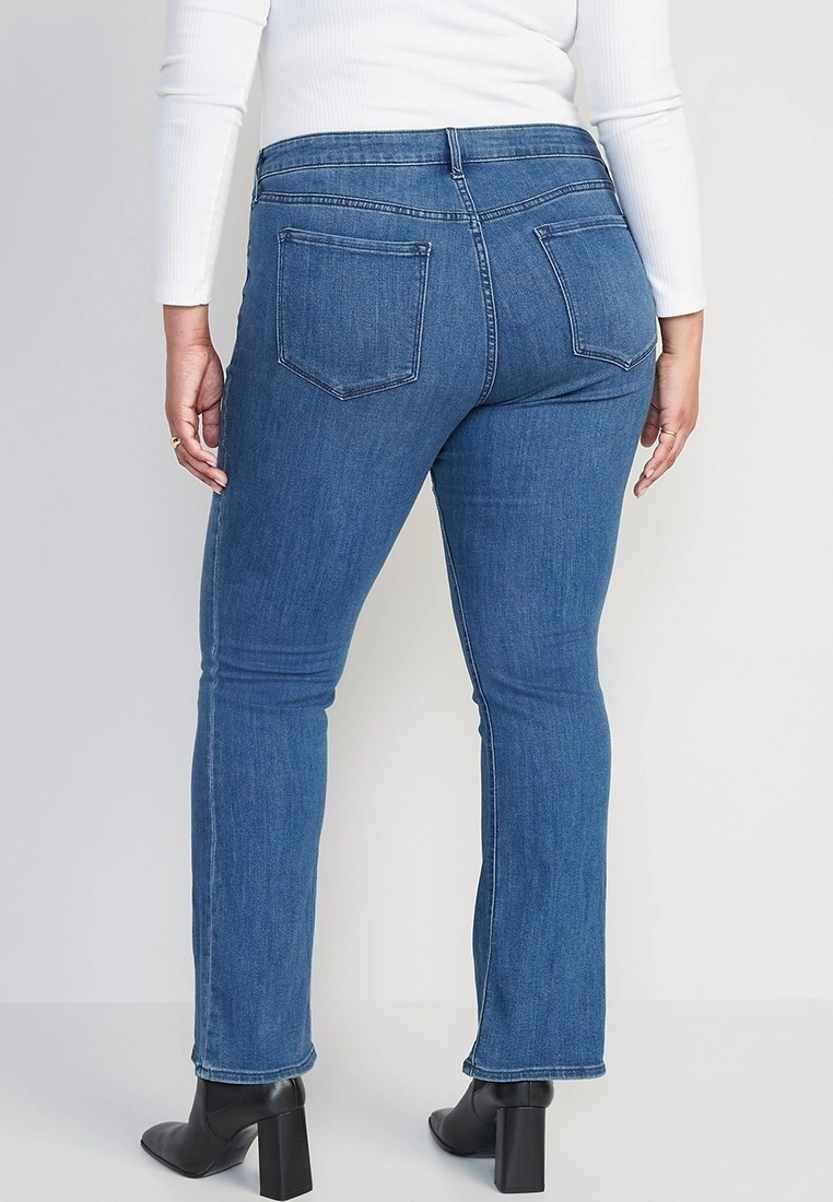 Old Navy Mid-Rise Medium-Wash Boot-Cut Jeans 6 Old Navy Mid-Rise Medium-Wash Boot-Cut Jeans - Billede 4