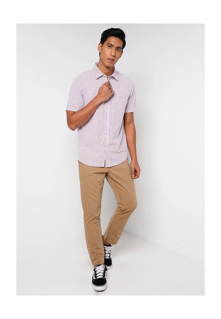 Old Navy Everyday Oxford Stripes Shirt 6 Old Navy Everyday Oxford Stripes Shirt - Billede 4