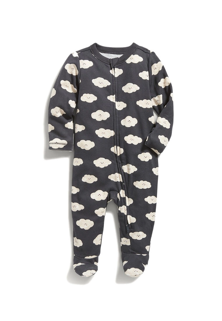 Old Navy Baby Unisex Cloud-Print Sleep & Play Footed Pyjama Bodysuit 3 Old Navy Baby Unisex Cloud-Print Sleep & Play Footed Pyjama Bodysuit