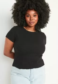 Old Navy Crop Waffle Tee 12 Old Navy Crop Waffle Tee -Cykler Salgsbutik old navy 5044 3079326 3