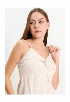 Old Navy Fitted Gingham Twist-Front Cami Top -Cykler Salgsbutik old navy 5259 6880716 7