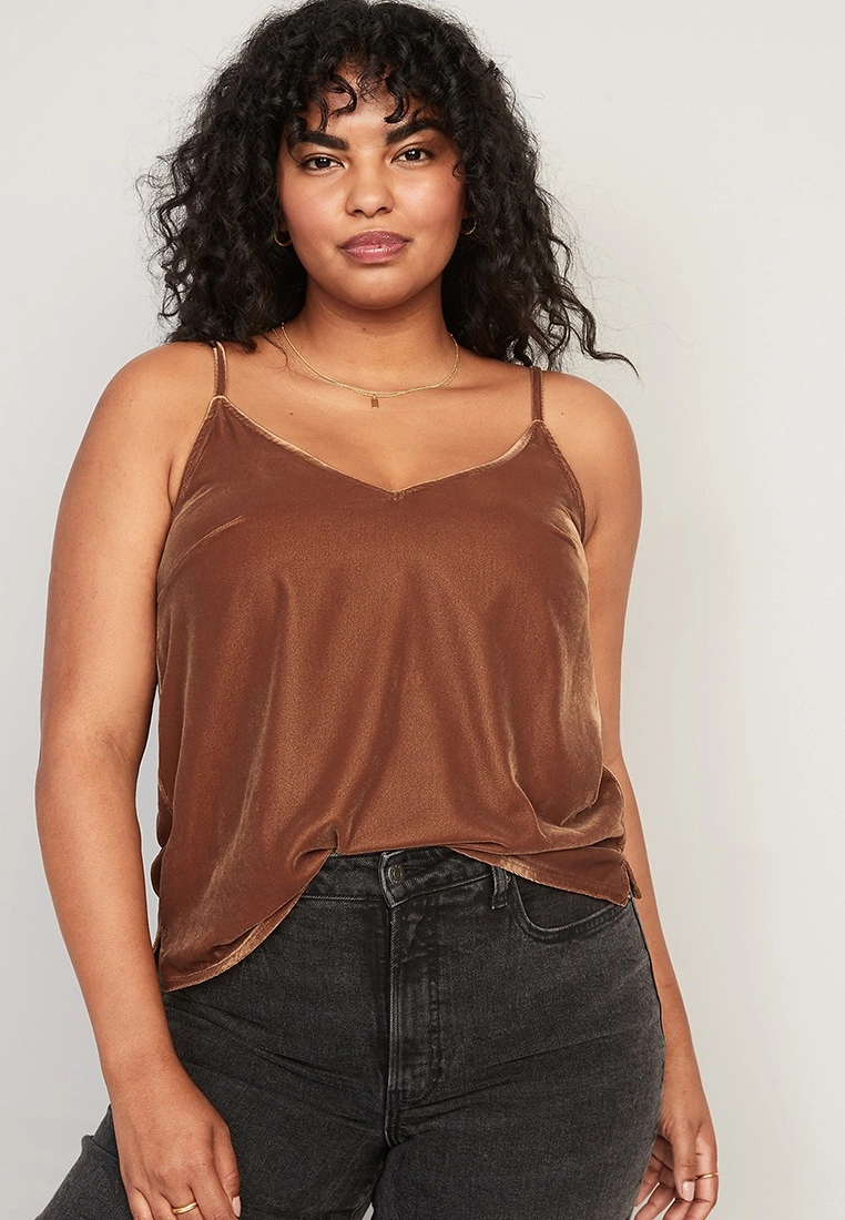 Old Navy Velvet Cami Top 6 Old Navy Velvet Cami Top - Billede 4
