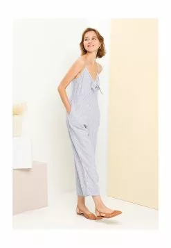 Old Navy Striped Smocked Cropped Knotted Linen-Blend Cami Jumpsuit 14 Old Navy Striped Smocked Cropped Knotted Linen-Blend Cami Jumpsuit -Cykler Salgsbutik old navy 5311 2340716 5