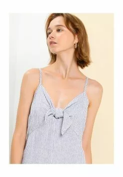 Old Navy Striped Smocked Cropped Knotted Linen-Blend Cami Jumpsuit 16 Old Navy Striped Smocked Cropped Knotted Linen-Blend Cami Jumpsuit -Cykler Salgsbutik old navy 5314 2340716 7