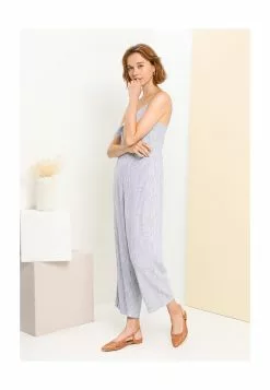 Old Navy Striped Smocked Cropped Knotted Linen-Blend Cami Jumpsuit 17 Old Navy Striped Smocked Cropped Knotted Linen-Blend Cami Jumpsuit -Cykler Salgsbutik old navy 5316 2340716 8
