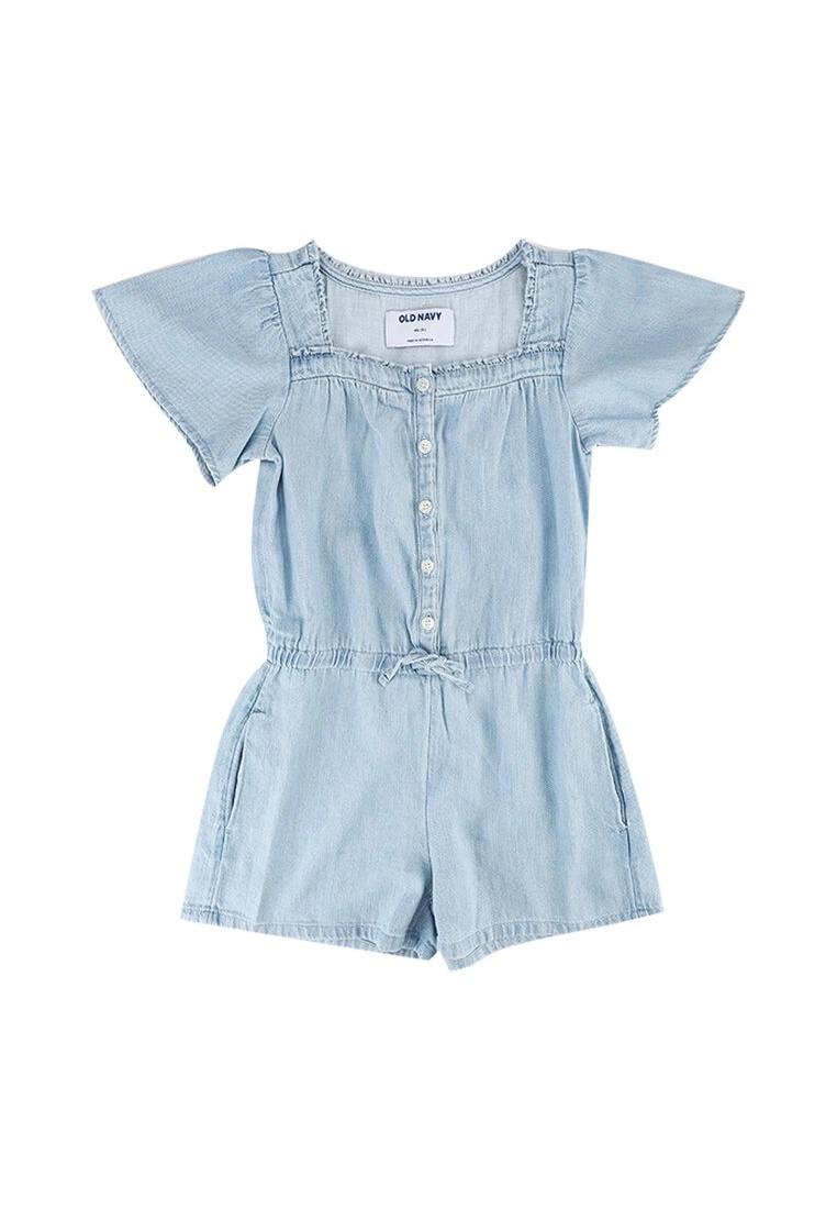 Old Navy Flutter Sleeve Cho Button Romper 3 Old Navy Flutter Sleeve Cho Button Romper