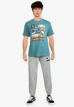 Old Navy Printed Short Sleeves Tee -Cykler Salgsbutik old navy 5347 8332936 4