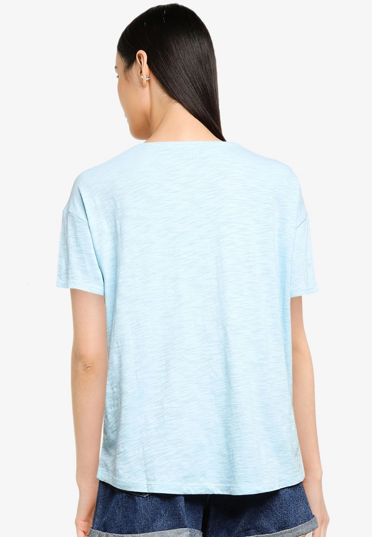 Old Navy Ss Easy Crew Pocket Tee Slub Solid 4 Old Navy Ss Easy Crew Pocket Tee Slub Solid - Billede 2