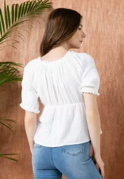 Old Navy Puff Sleeves Shirred Babydoll Blouse 15 Old Navy Puff Sleeves Shirred Babydoll Blouse -Cykler Salgsbutik old navy 5376 8775626 6