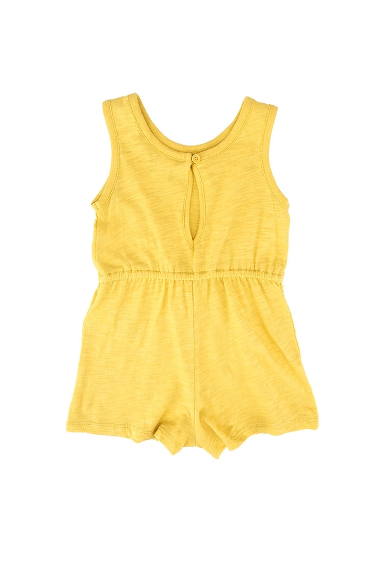 Old Navy Sleeveless Solid Slub-Knit Romper 4 Old Navy Sleeveless Solid Slub-Knit Romper - Billede 2