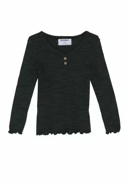 Old Navy Cozy-Knit Long-Sleeve Lettuce-Edge Henley T-Shirt