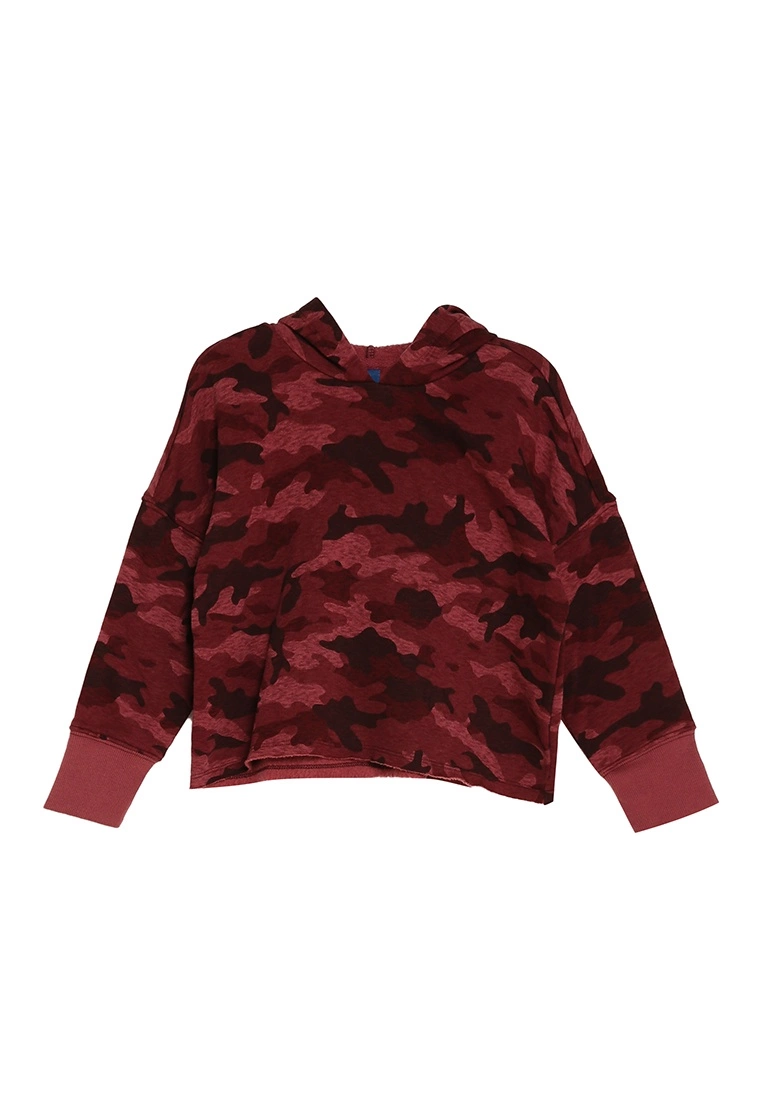 Old Navy Vintage Printed Cropped Raw-Hem Hoodie 3 Old Navy Vintage Printed Cropped Raw-Hem Hoodie