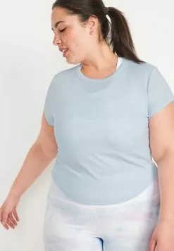 Old Navy Short Sleeves UltraLite Rib Cropped T-Shirt -Cykler Salgsbutik old navy 5540 4067416 6